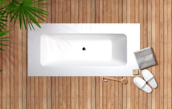 Smart One Aquadesign, Wooden Bath Tray B M